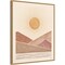 Mid Century Landscape I by Janelle Penner 23-in. W x 28-in. H. Canvas Wall Art Print Framed in Natural